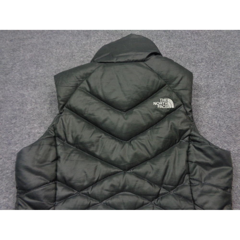 The North Face 550 Fill Down Vest Black Womens Small Puffer Quilted - Picture 5 of 11
